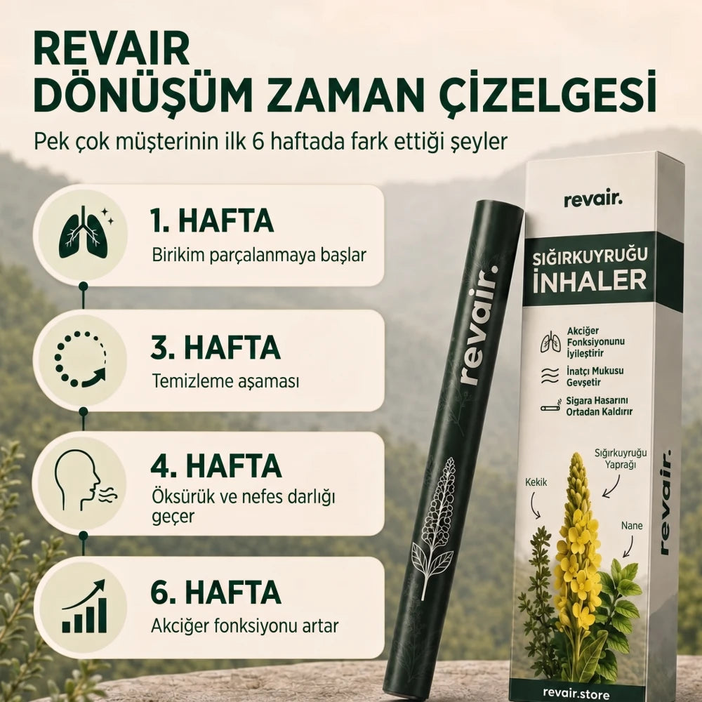 Revair Sığırkuyruğu Özlü Bitkisel Nefes İnhaleri