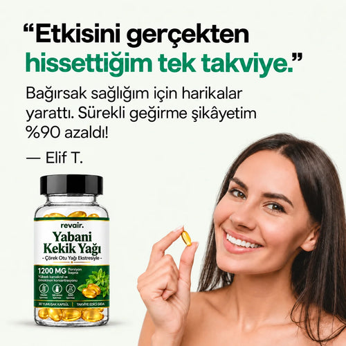 Revair 14 Günde Etkili Yabani Kekik, Çörek Otu ve Karanfil Yağı Softjel